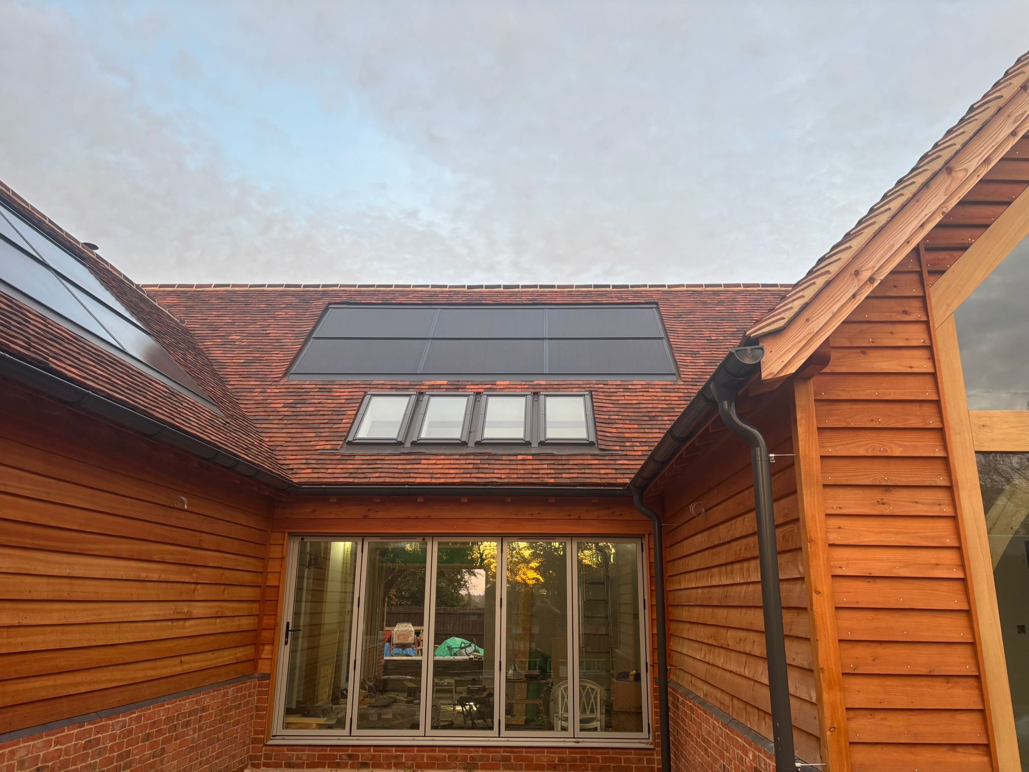 A Solofit Integrated Roof Solar setup installed by Radiance Solar